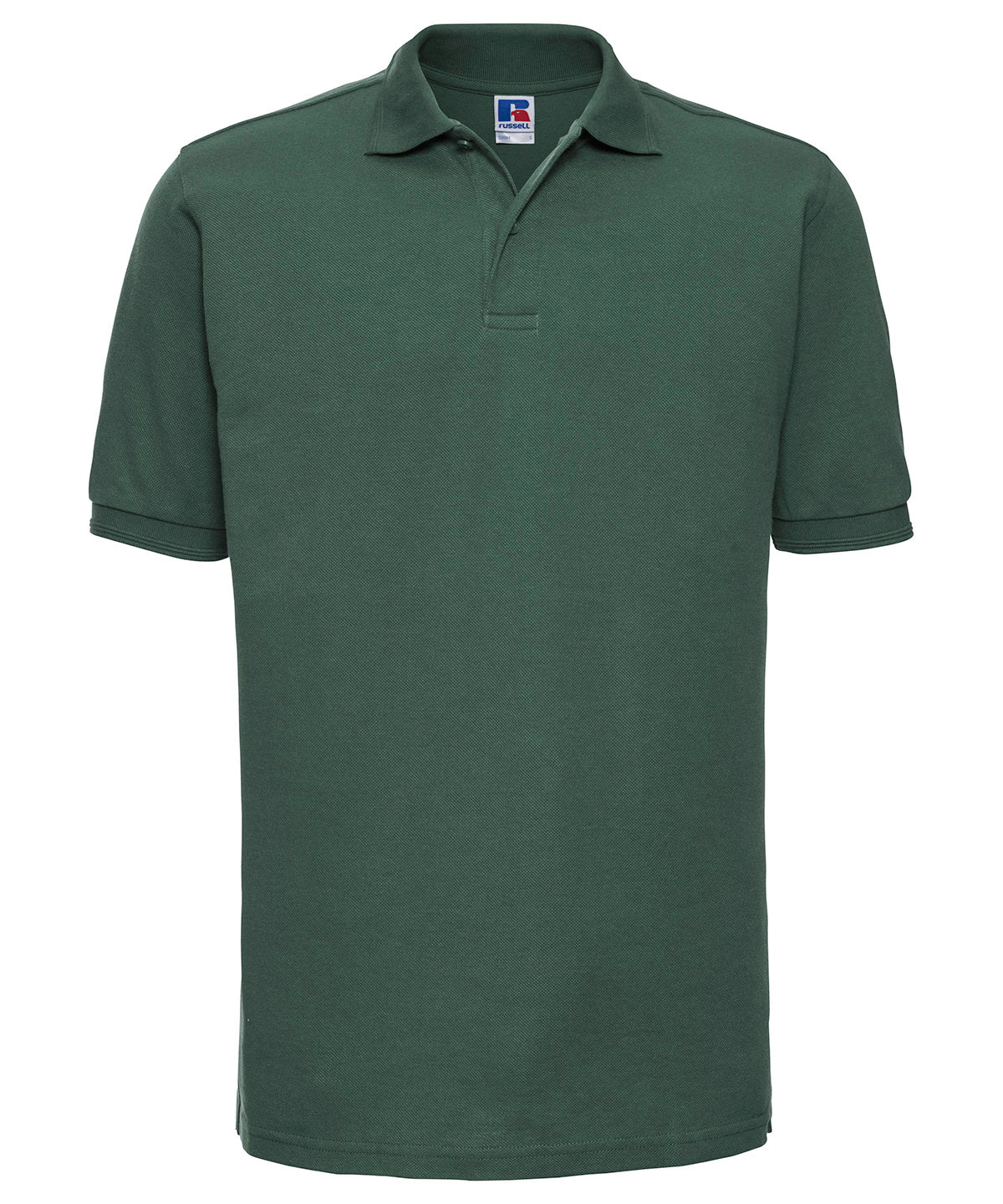 Russell Hard-wearing 60°C wash polo Bottle Green*