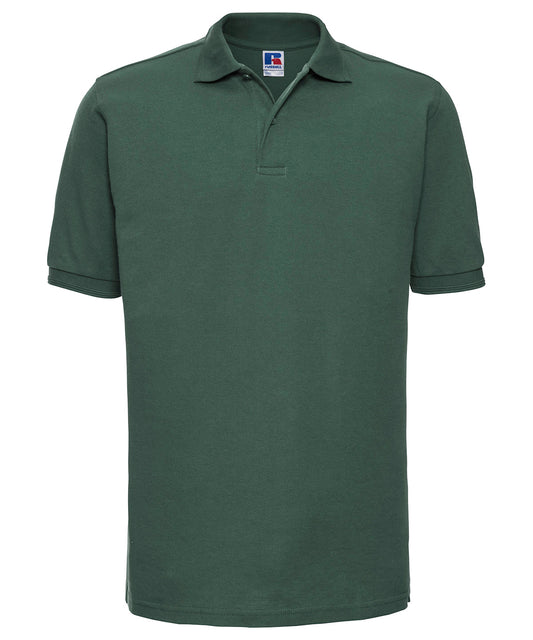 Russell Hard-wearing 60°C wash polo Bottle Green*
