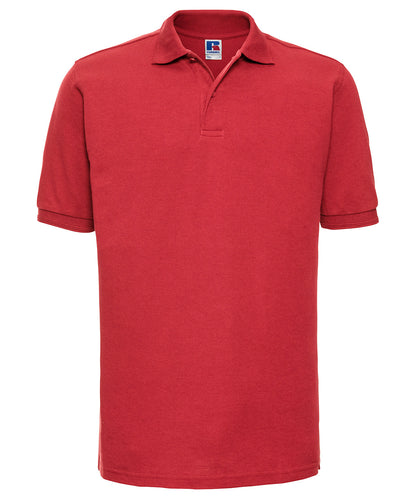 Russell Hard-wearing 60°C wash polo Bright Red