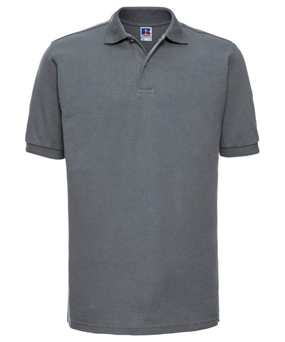 Russell Hard-wearing 60°C wash polo Convoy Grey