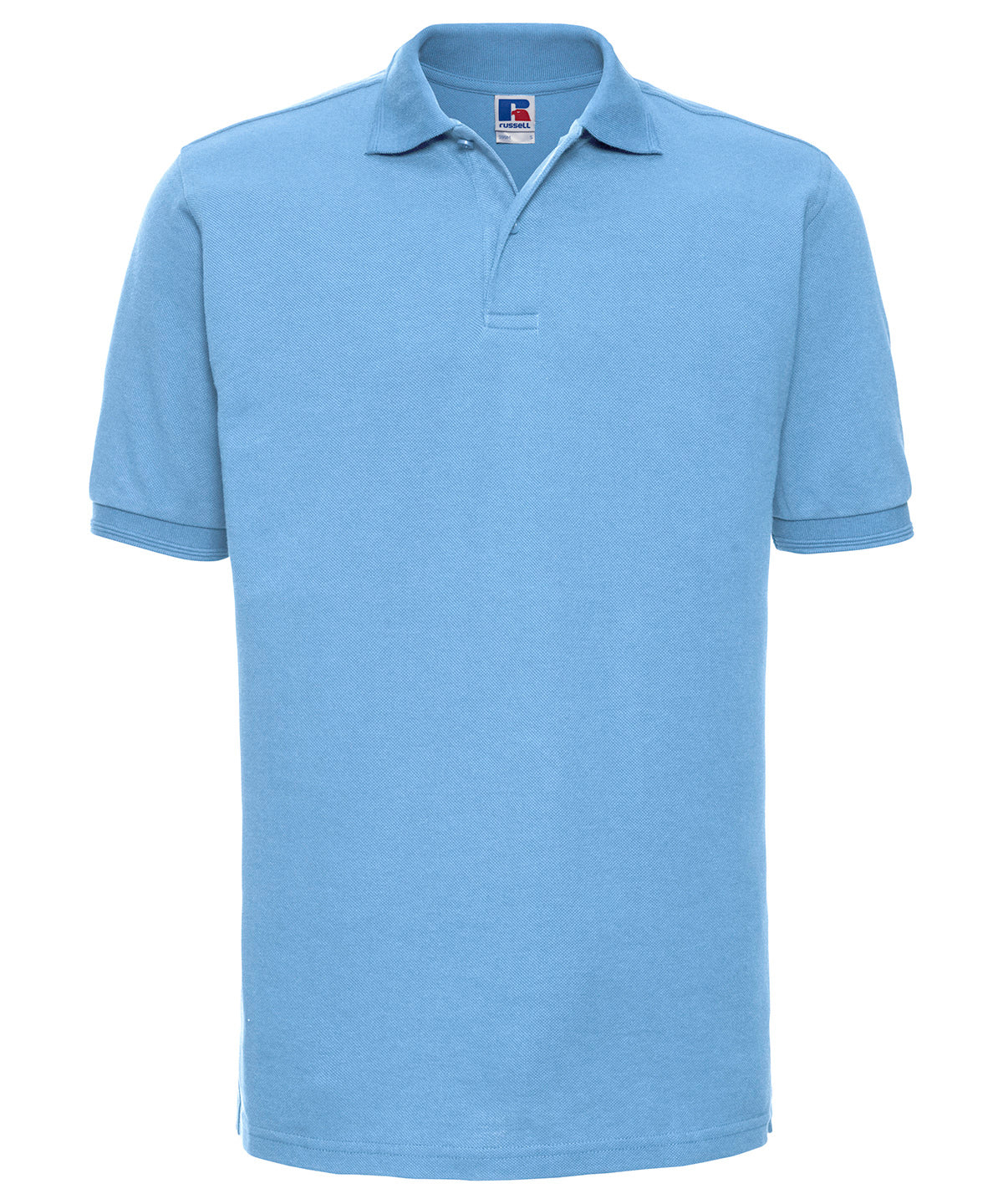 Russell Hard-wearing 60°C wash polo Sky
