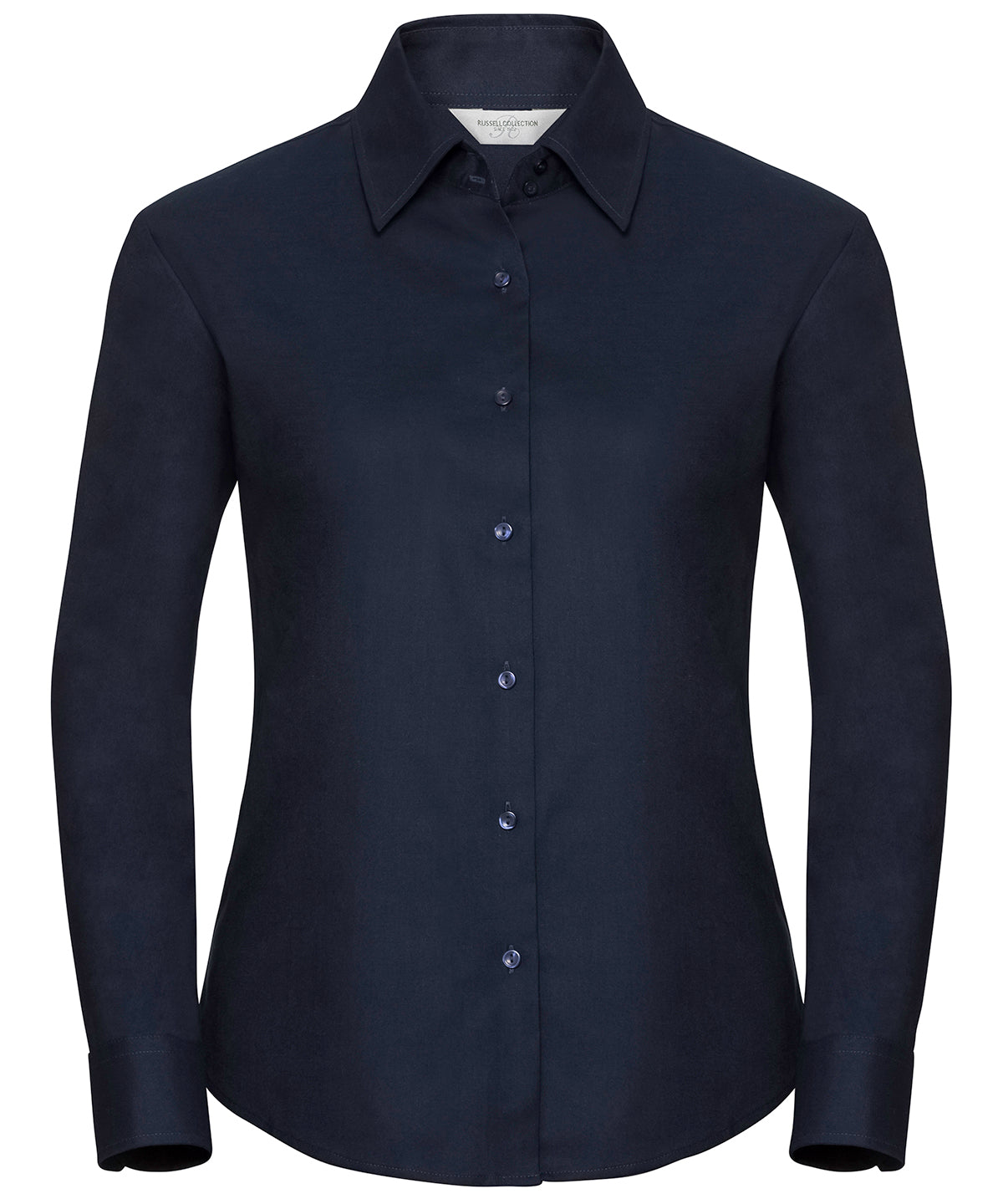 Russell Women's long sleeve easycare Oxford shirt Bright Navy