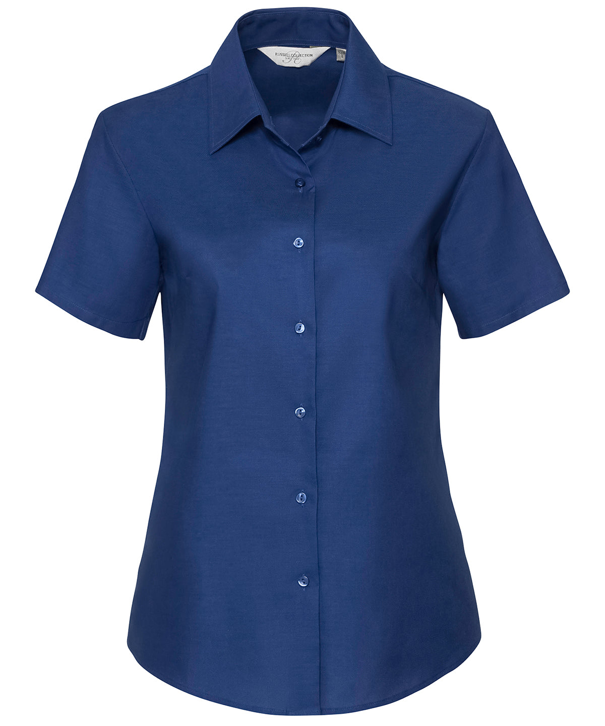 Russell Women's short sleeve Oxford shirt Bright Royal