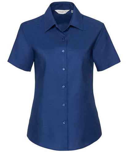 Russell Women's short sleeve Oxford shirt Bright Royal