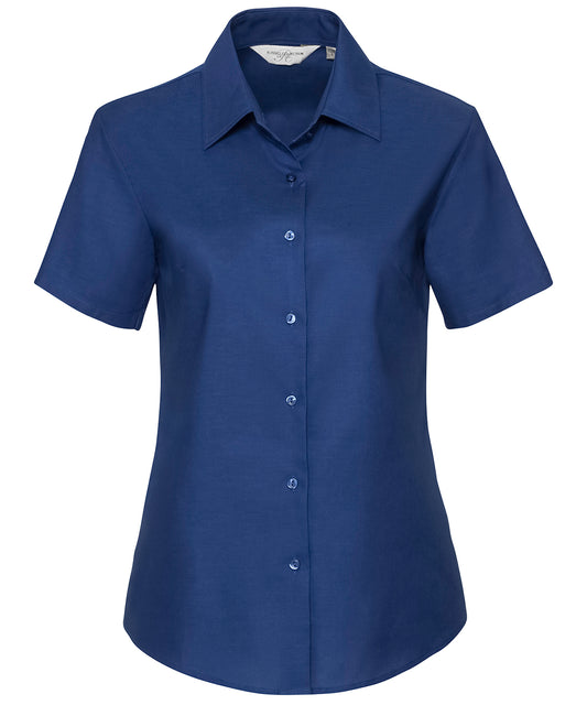 Russell Women's short sleeve Oxford shirt Bright Royal