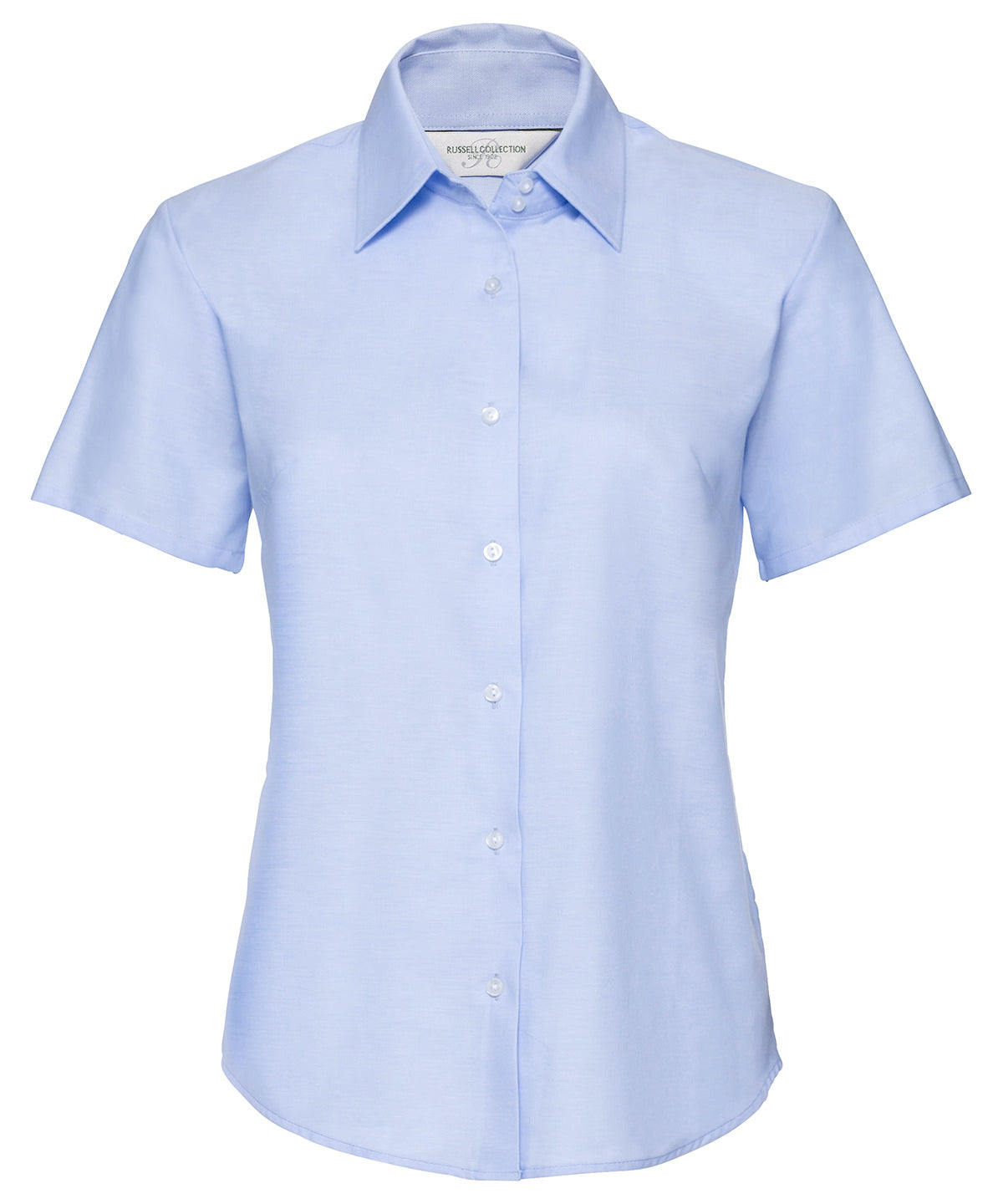Russell Women's short sleeve Oxford shirt Oxford Blue