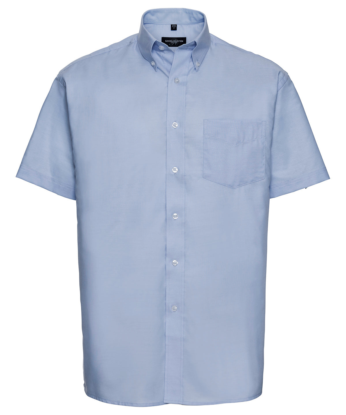 Russell Short sleeve easycare Oxford shirt Oxford Blue