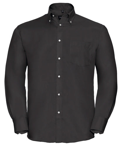 Russell Long sleeve ultimate non-iron shirt Black