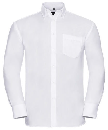 Russell Long sleeve ultimate non-iron shirt White