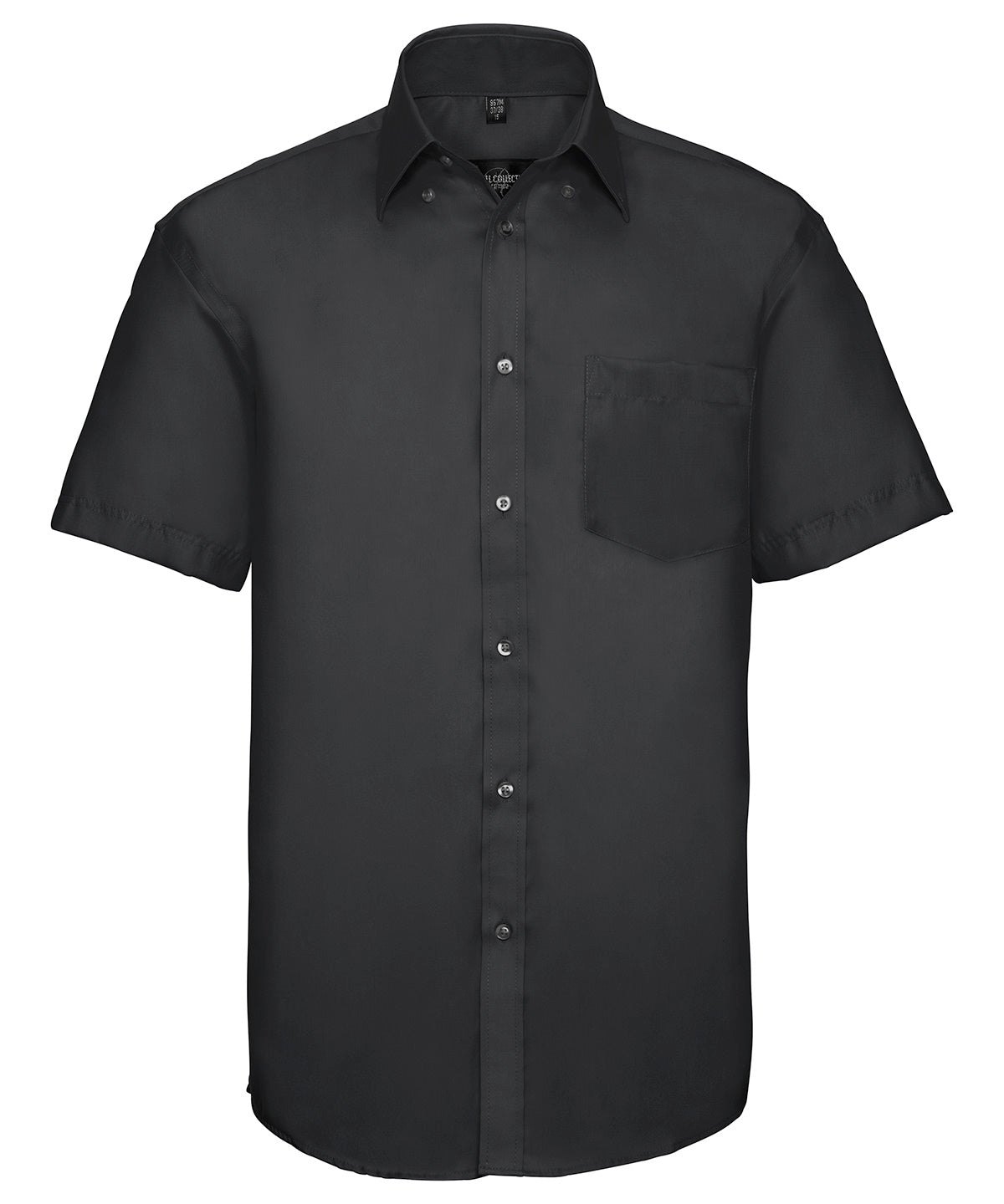 Russell Short sleeve ultimate non-iron shirt Black
