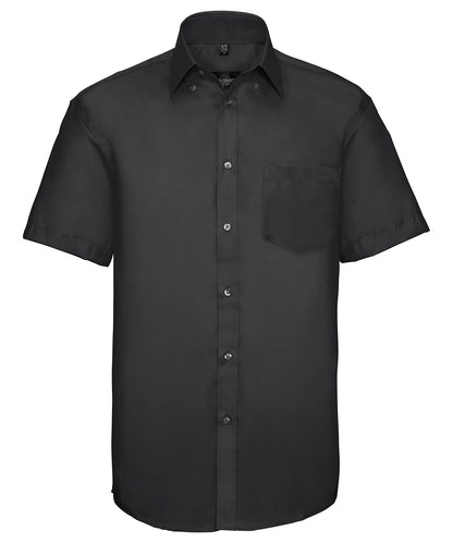 Russell Short sleeve ultimate non-iron shirt Black