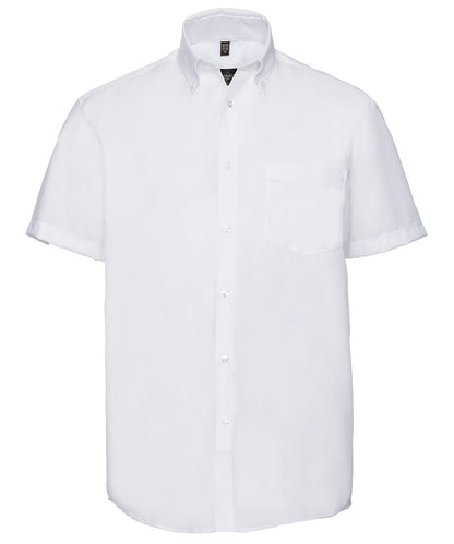 Russell Short sleeve ultimate non-iron shirt White
