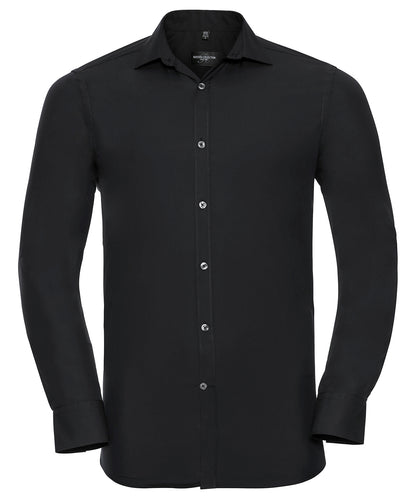 Russell Long sleeve ultimate stretch shirt Black