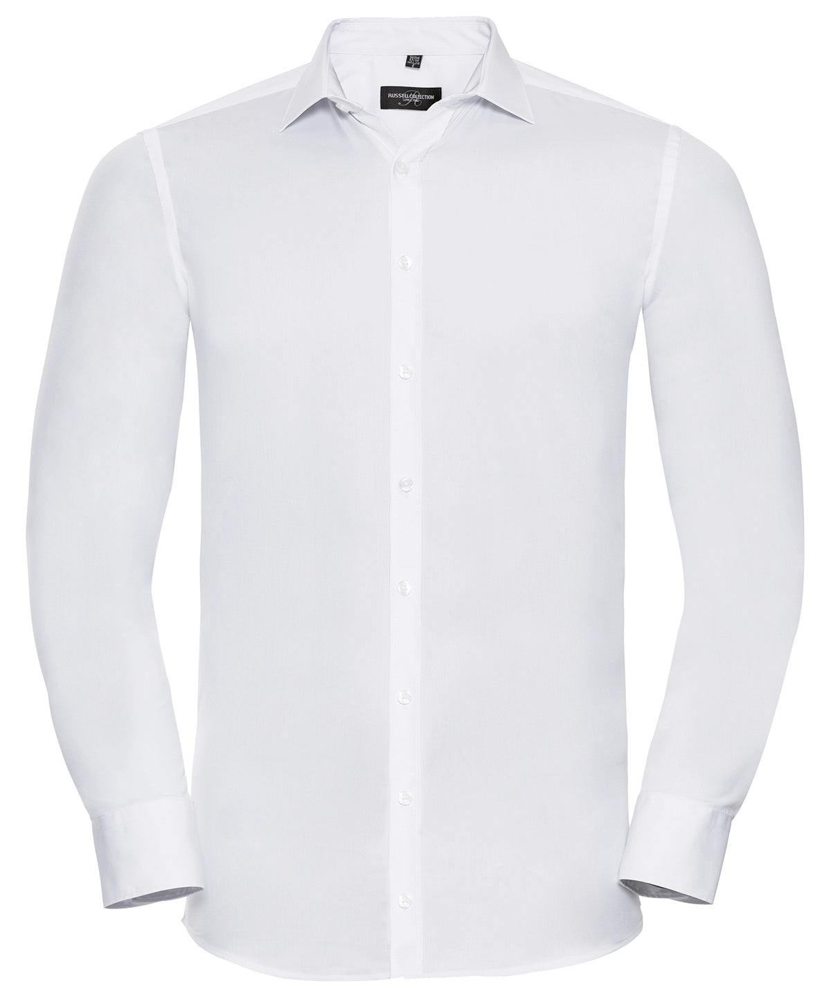 Russell Long sleeve ultimate stretch shirt White