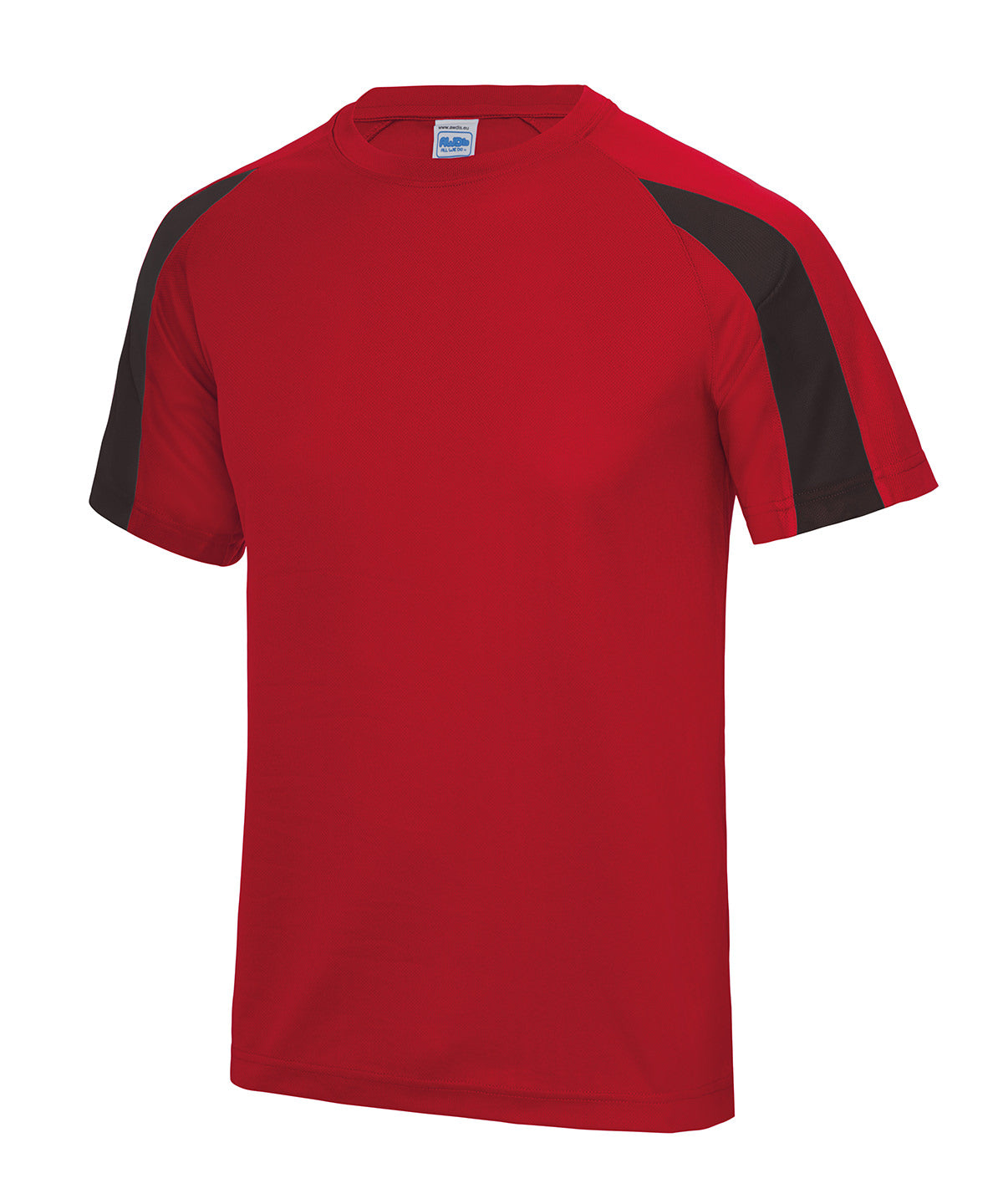 Just Cool Kids contrast cool T Fire Red/Jet Black
