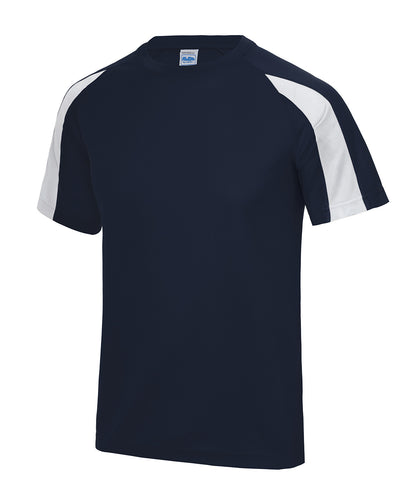 Just Cool Kids contrast cool T French Navy/Arctic White