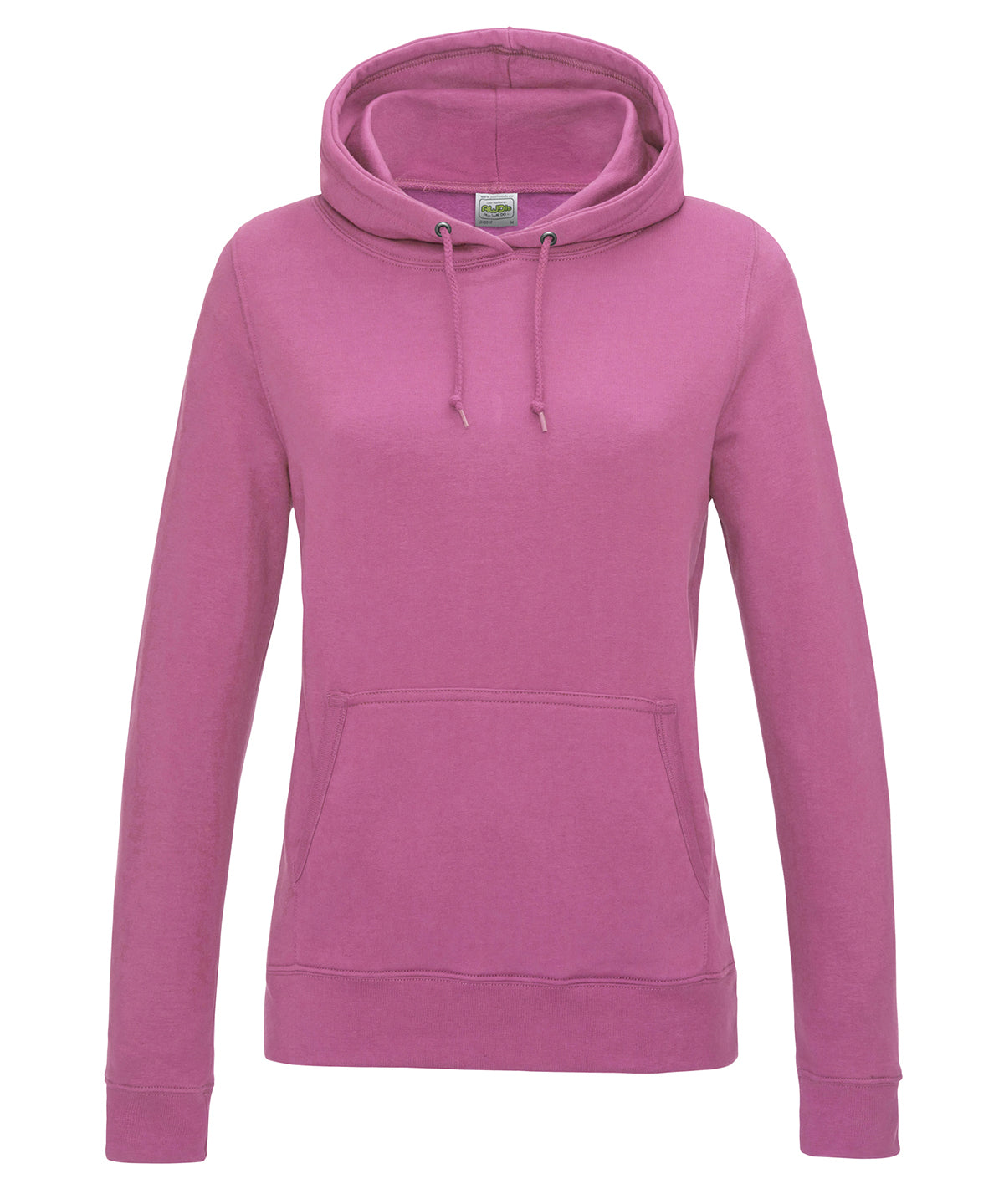 Just Hoods Women's College Hoodie Candyfloss Pink