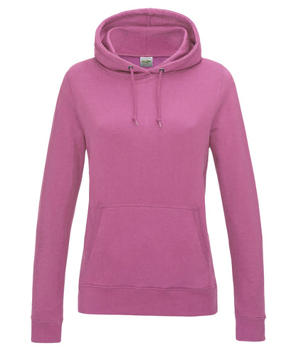 Just Hoods Women's College Hoodie Candyfloss Pink