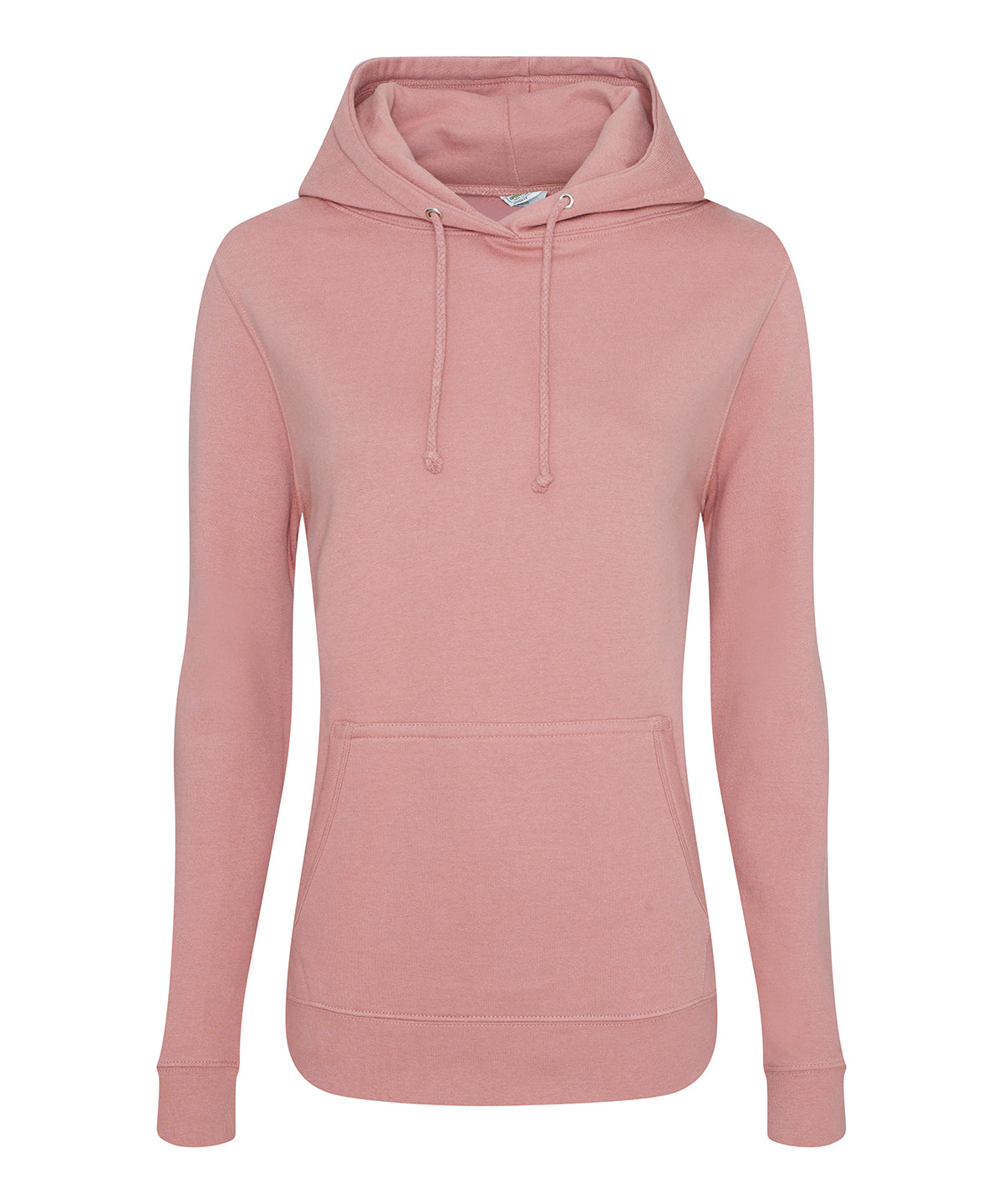 Just Hoods Women's College Hoodie Dusty Pink
