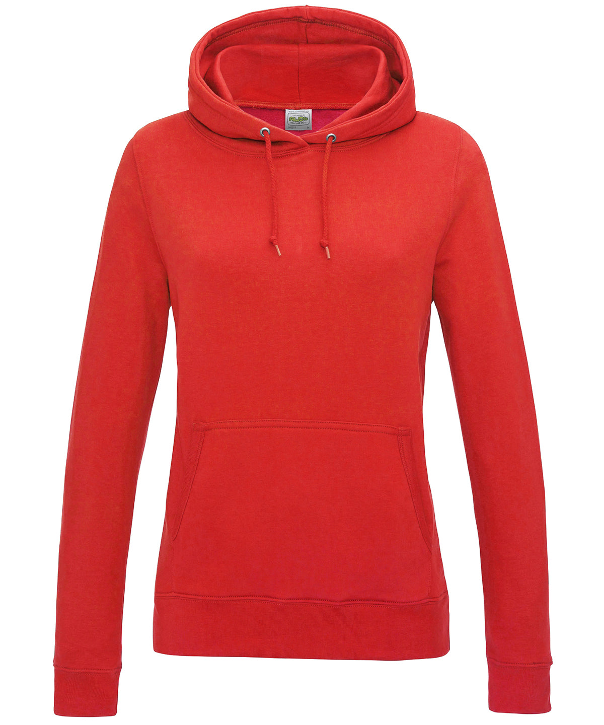 Just Hoods Women's College Hoodie Fire Red