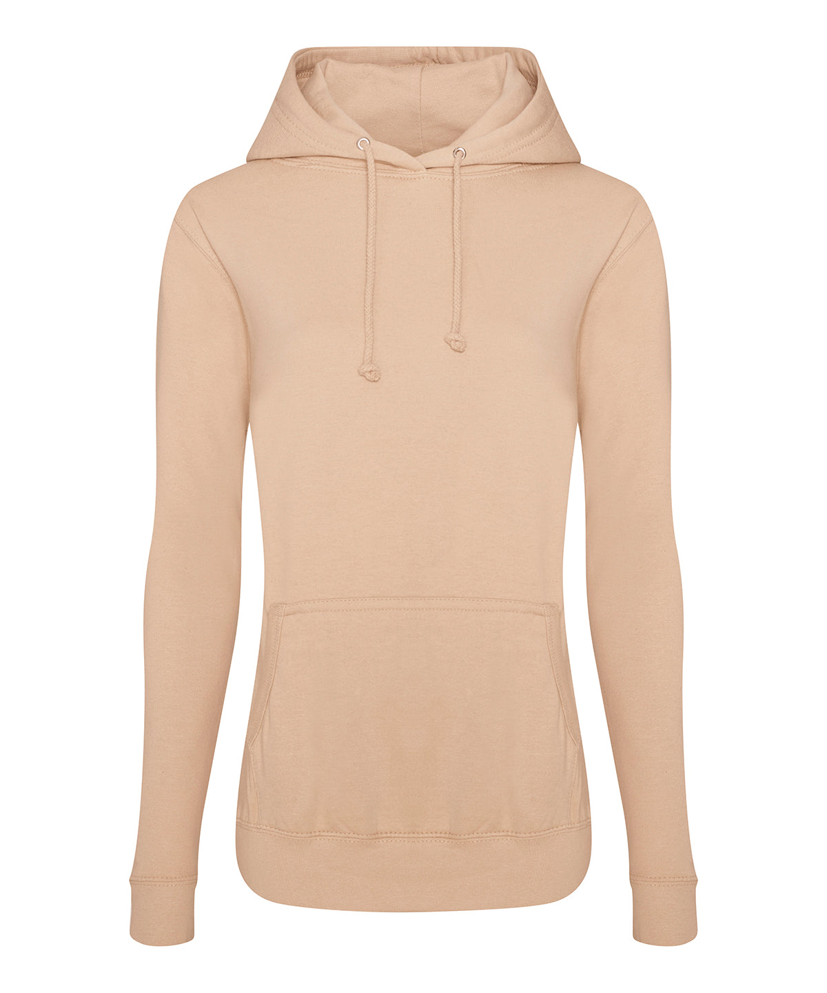 Just Hoods Women's College Hoodie Nude