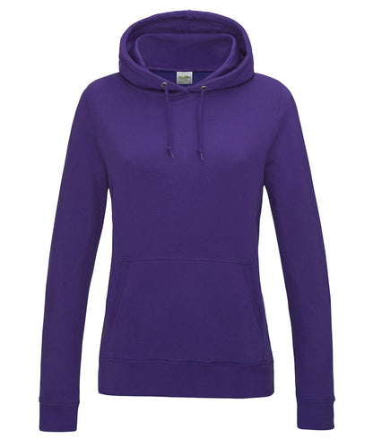 Just Hoods Women's College Hoodie Purple
