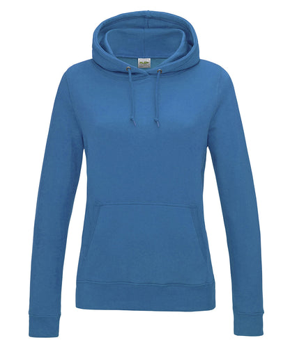 Just Hoods Women's College Hoodie Sapphire Blue