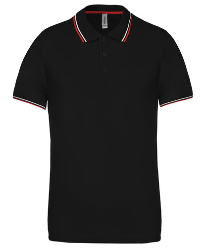 Kariban Short sleeve polo shirt Black