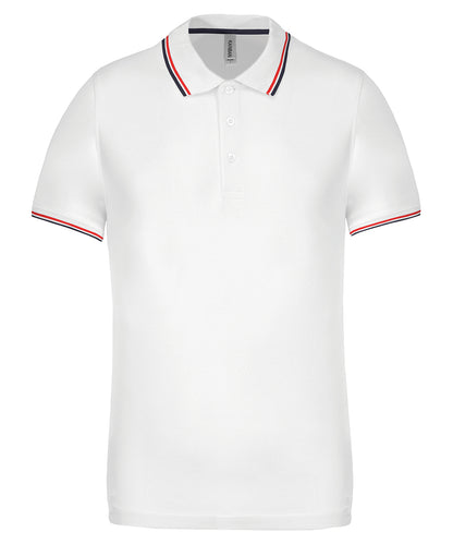Kariban Short sleeve polo shirt White