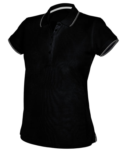 Kariban Women's short sleeve polo shirt Black