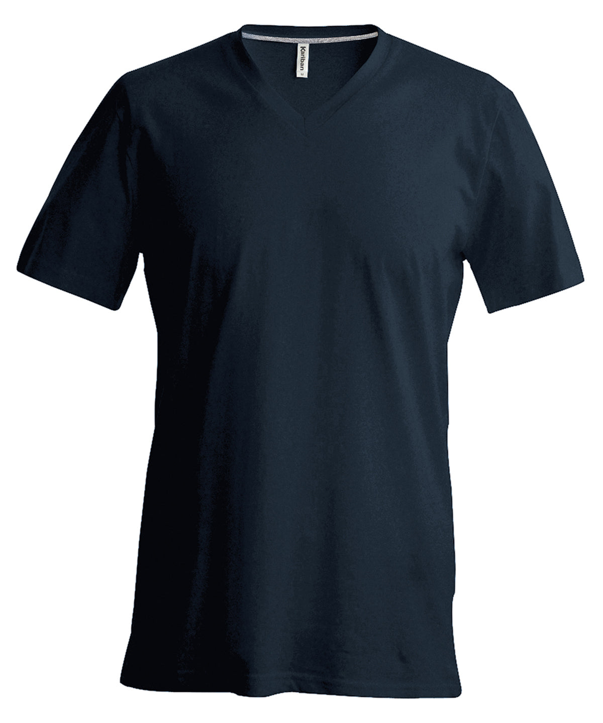 Kariban Men's short-sleeved V-neck T-shirt Dark Grey