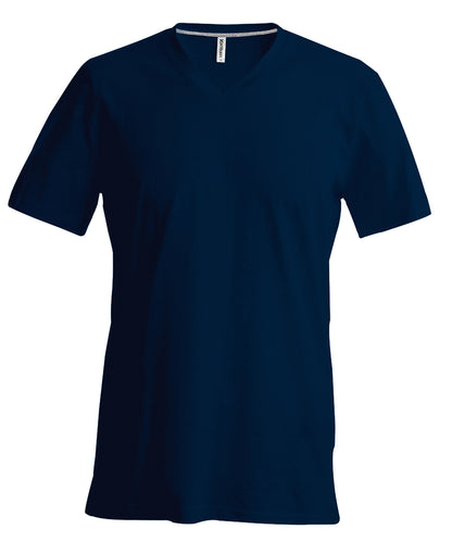 Kariban Men's short-sleeved V-neck T-shirt Navy
