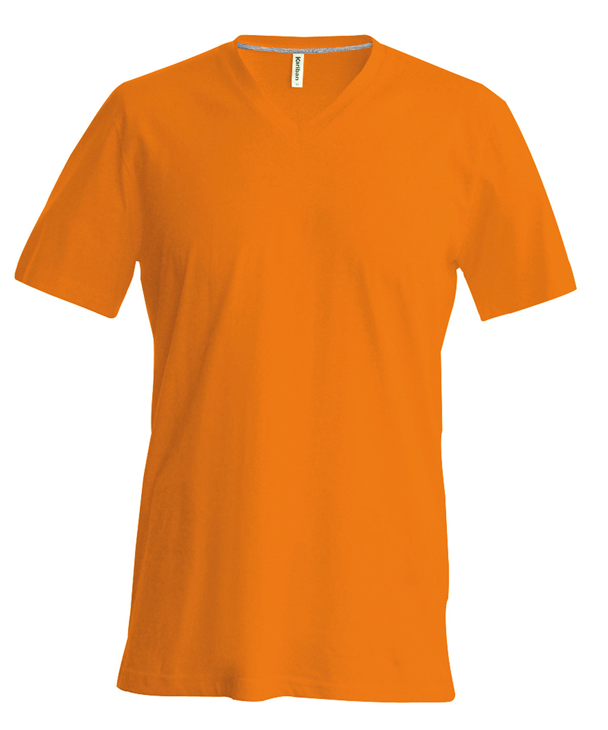 Kariban Men's short-sleeved V-neck T-shirt Orange