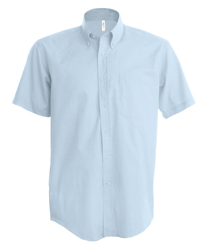 Kariban Men's short-sleeved Oxford shirt Oxford Blue