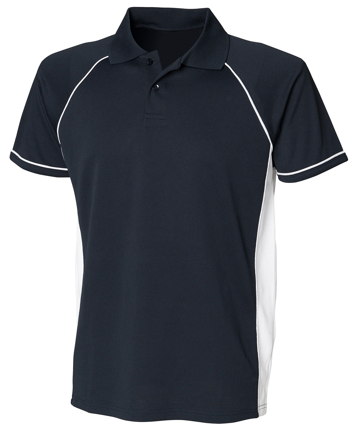 Finden & Hales Panel performance polo Navy/White/White