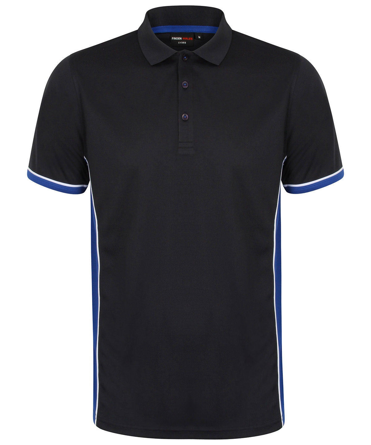 Finden & Hales Panel polo Navy/Royal/White