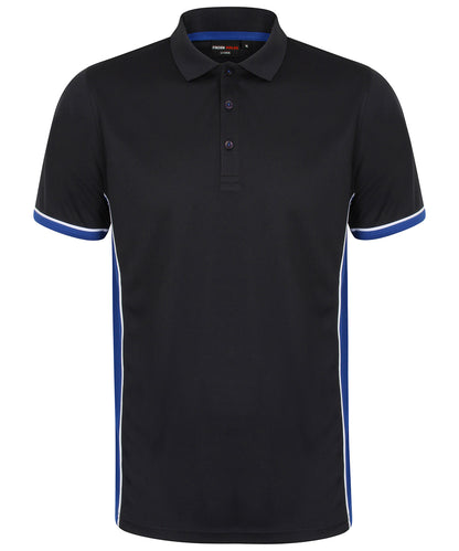 Finden & Hales Panel polo Navy/Royal/White