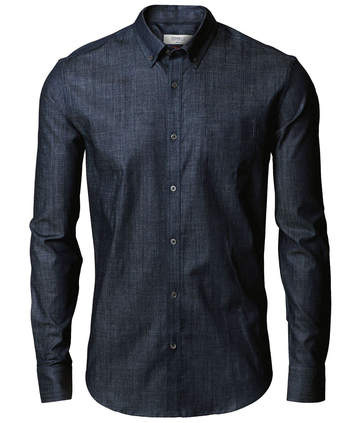 Nimbus Torrance slim fit – raw and stylish denim shirt Indigo Blue