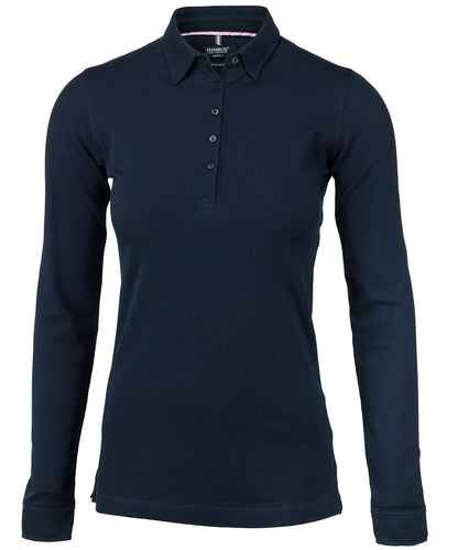 Nimbus Women’s Carlington – deluxe long sleeve polo Navy