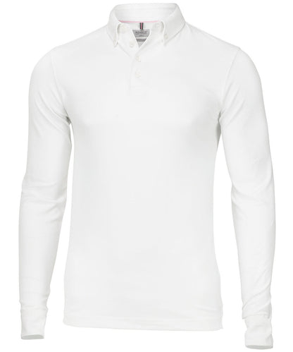 Nimbus Carlington – deluxe long sleeve polo White