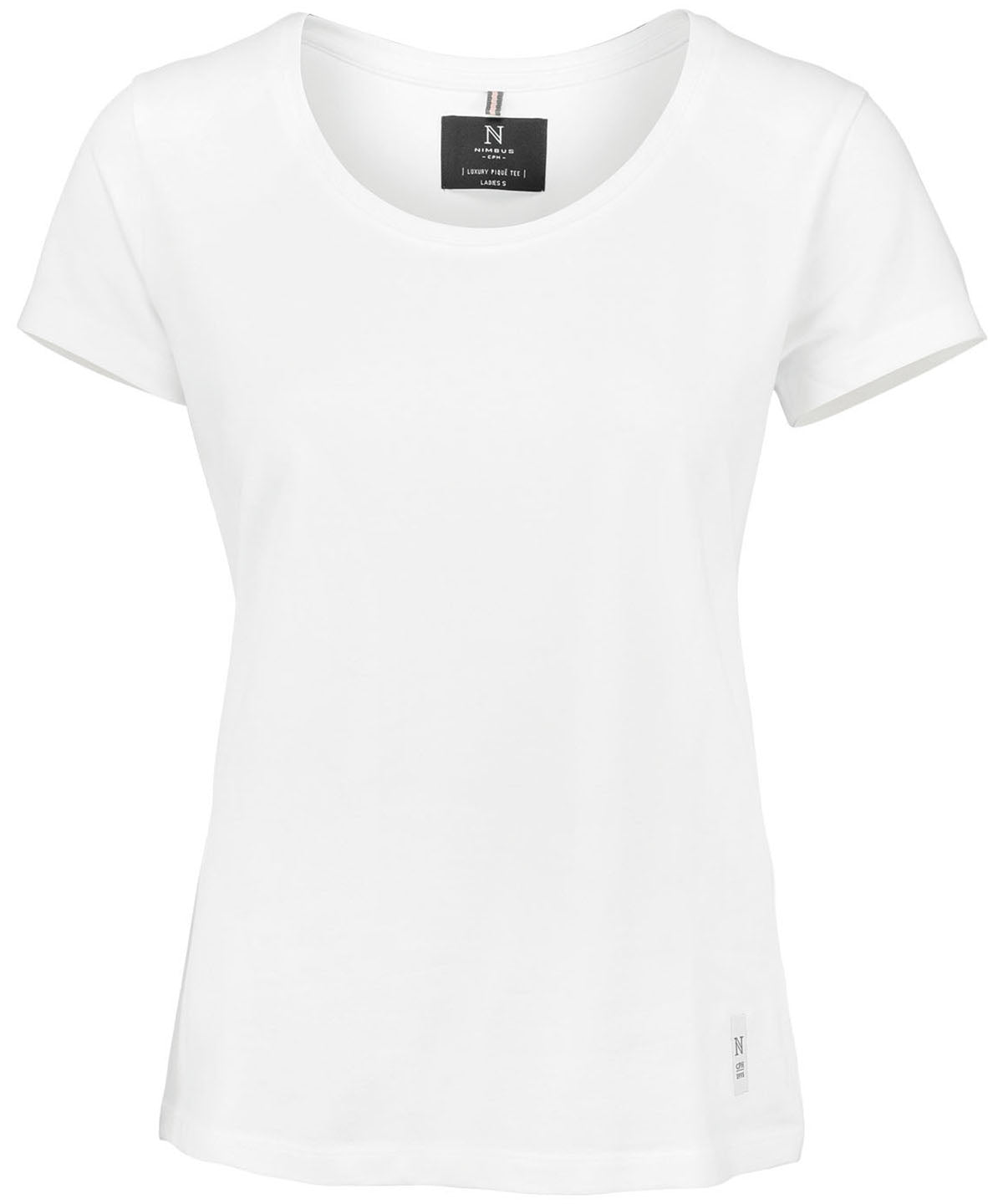 Nimbus Women’s Danbury – the piqué tee White