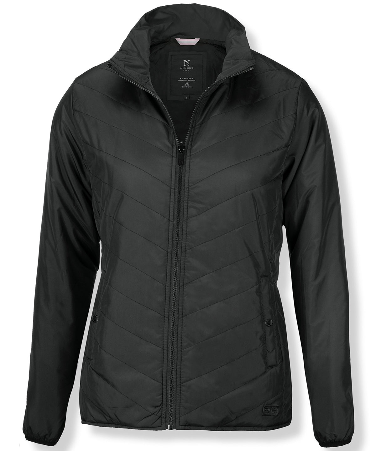 Nimbus Women’s Kendrick – fashionable quilted jacket Charcoal