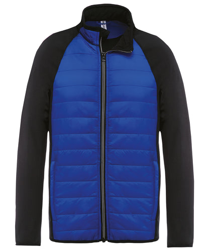 Kariban Proact Dual-fabric sports jacket Dark Royal/Black