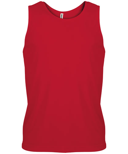 Kariban Proact Men's sports vest Red