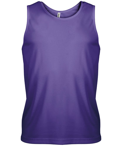 Kariban Proact Men's sports vest Violet