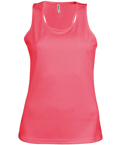 Kariban Proact Ladies' sports vest Fluorescent Pink