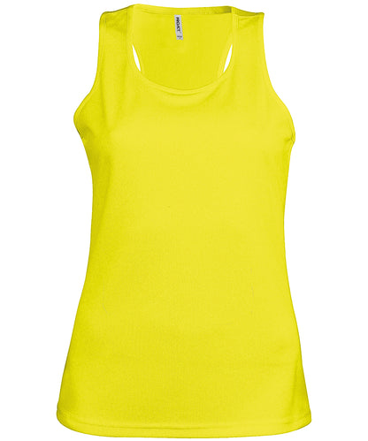 Kariban Proact Ladies' sports vest Fluorescent Yellow
