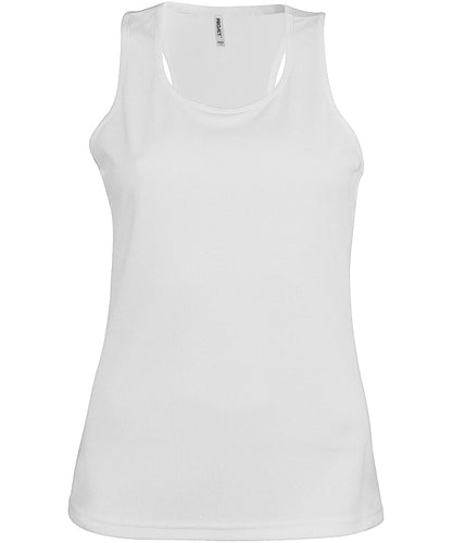 Kariban Proact Ladies' sports vest White