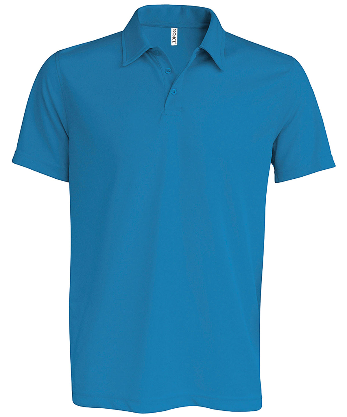 Kariban Proact Men's short-sleeved polo shirt Aqua Blue