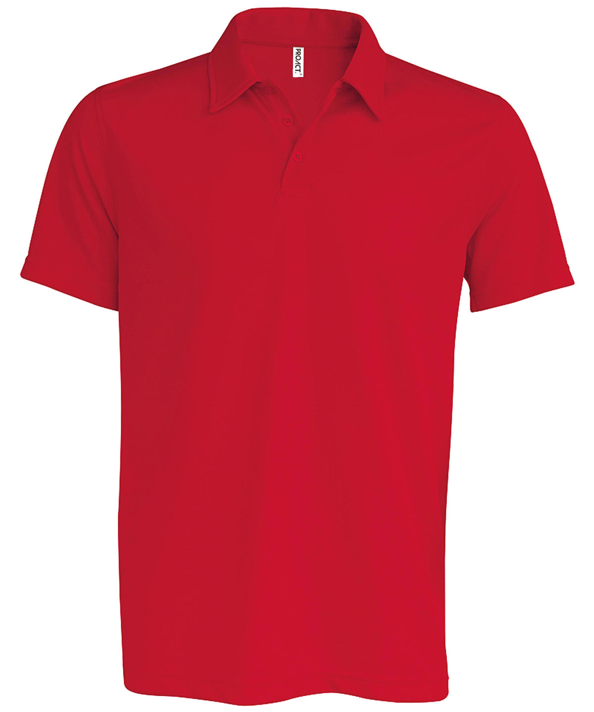 Kariban Proact Men's short-sleeved polo shirt Red